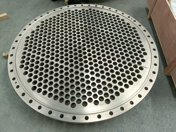 Pipe plate flange